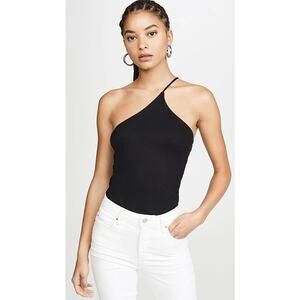 LNA Quinn One Shoulder Top